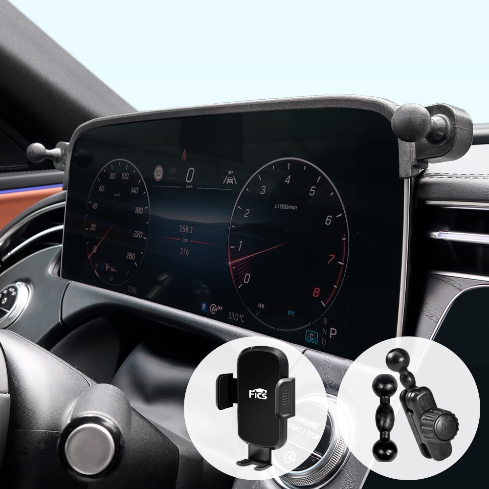 픽스글로벌 픽스 벤츠 E클래스 W214 전용 차량용 핸드폰 거치대 세트, 1세트 37,500원