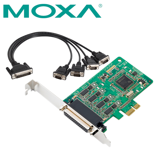 MOXA CP-114EL-DB9M 4포트 PCI Express RS232/422/485 시리얼카드, 1개 265,300원