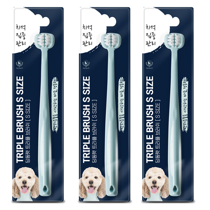 딩동펫 반려동물 트리플 칫솔 소형 5,900원