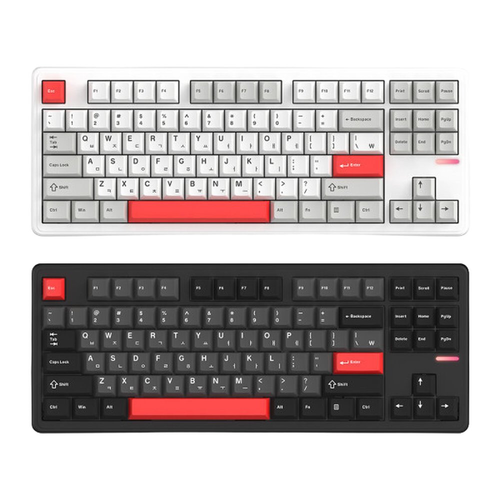 긱스타 GKG87R HMX 선셋 저소음 텐키리스 유무선 블루투스 가스켓 게이밍 기계식 키보드 화이트 장패드 증정 107,940원