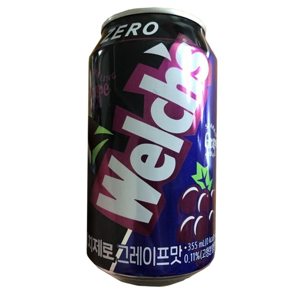 웰치스 제로 포도, 355ml, 24개 20,700원