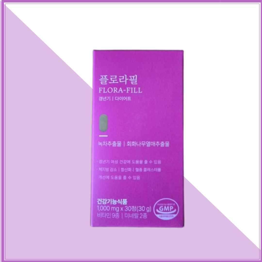 마이디데이 플로라필 1000mg 중년 다이어트 갱년기 케어 녹차 회화나무열매 추출물 녹차카테킨 145,800원