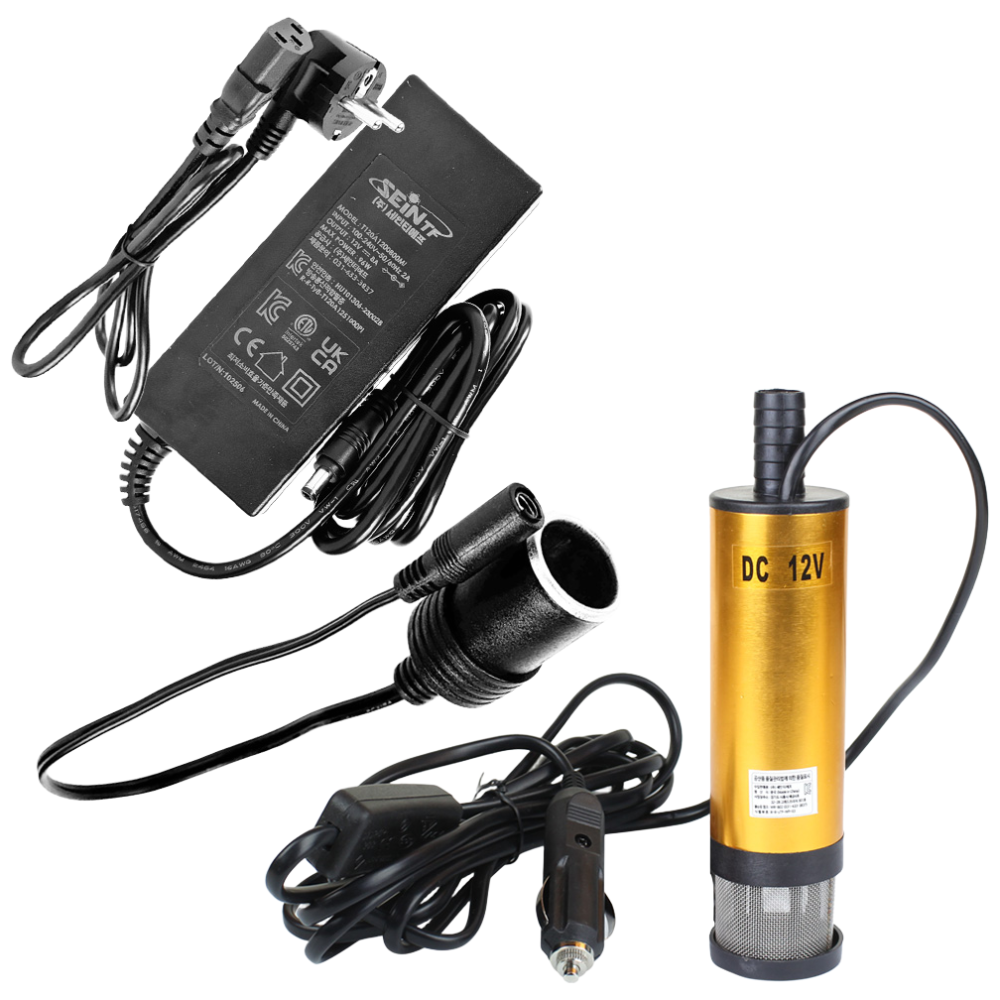 세인티에프 워터펌프(수중)-1 12V+시거잭 변환 아답터+전원아답터8A+케이블 세트 220V 사용가능 수중펌프 물펌프 45,400원