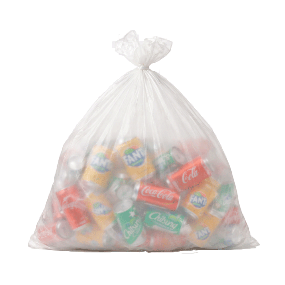 다패킹 튼튼한 분리수거 평판 백색 비닐봉투, 50개, 100L, 현재가 15,500원