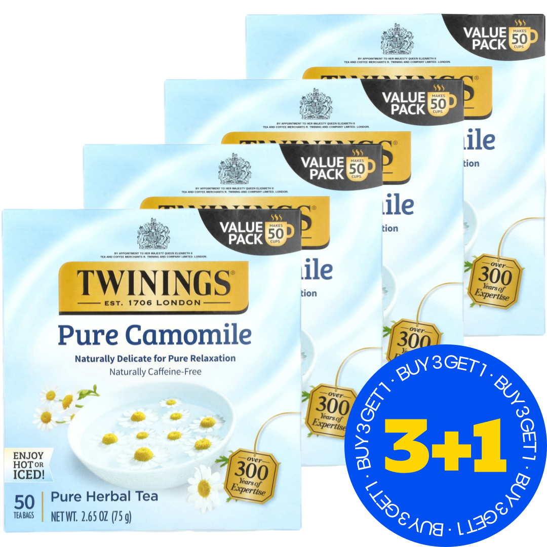 3+1 트와이닝 허브차 순수 카모마일 카페인 무함유 티백 산뜻함 부드러움 꽃향기 / 해외직구 미국정품 59,800원