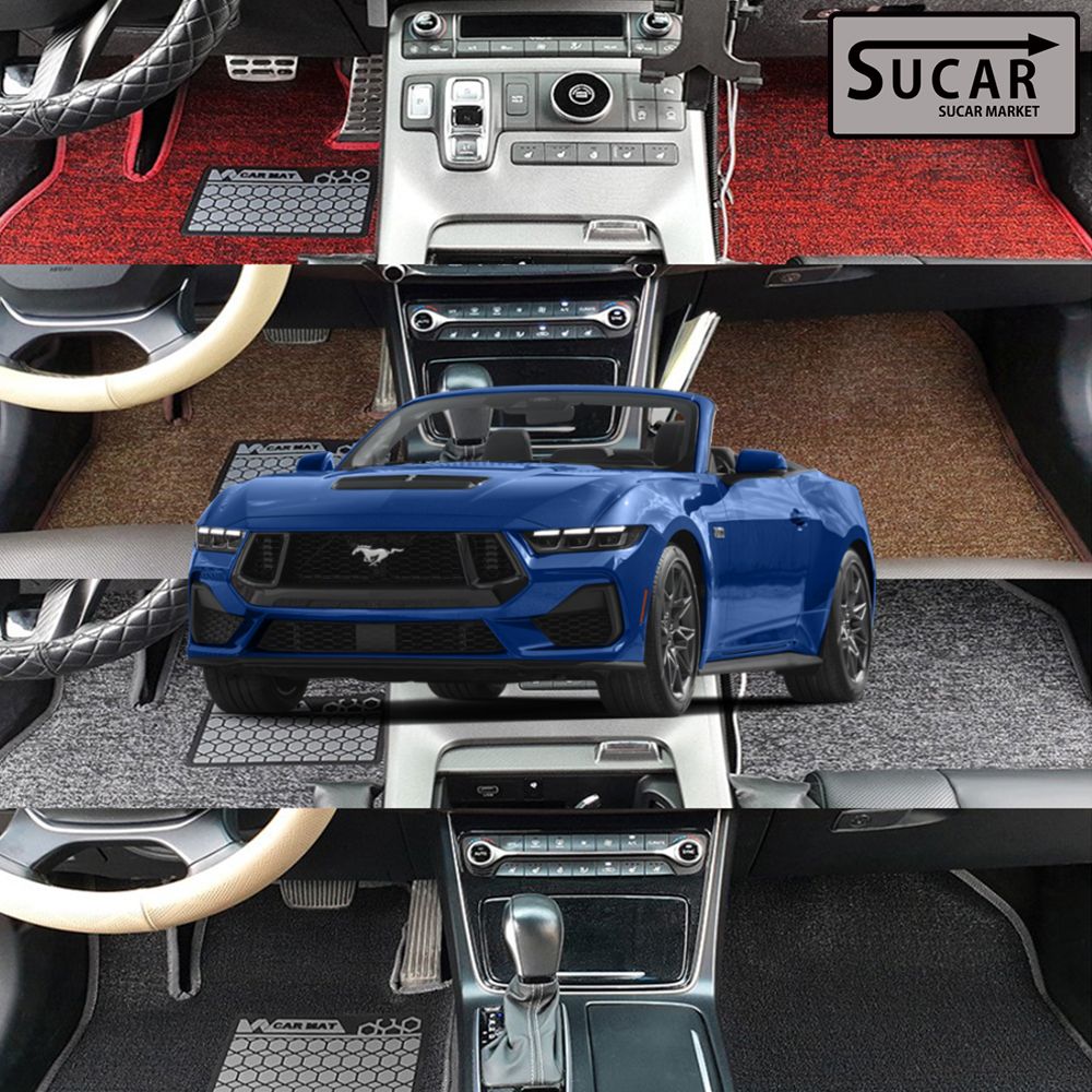 2024 올뉴 머스탱 컨버터블 7세대 슈카마켓 슬림핏 뉴 코일매트 새차선물 S650 용품 포드 국내생, 레드, 올뉴 머스탱 쿠페 67,900원