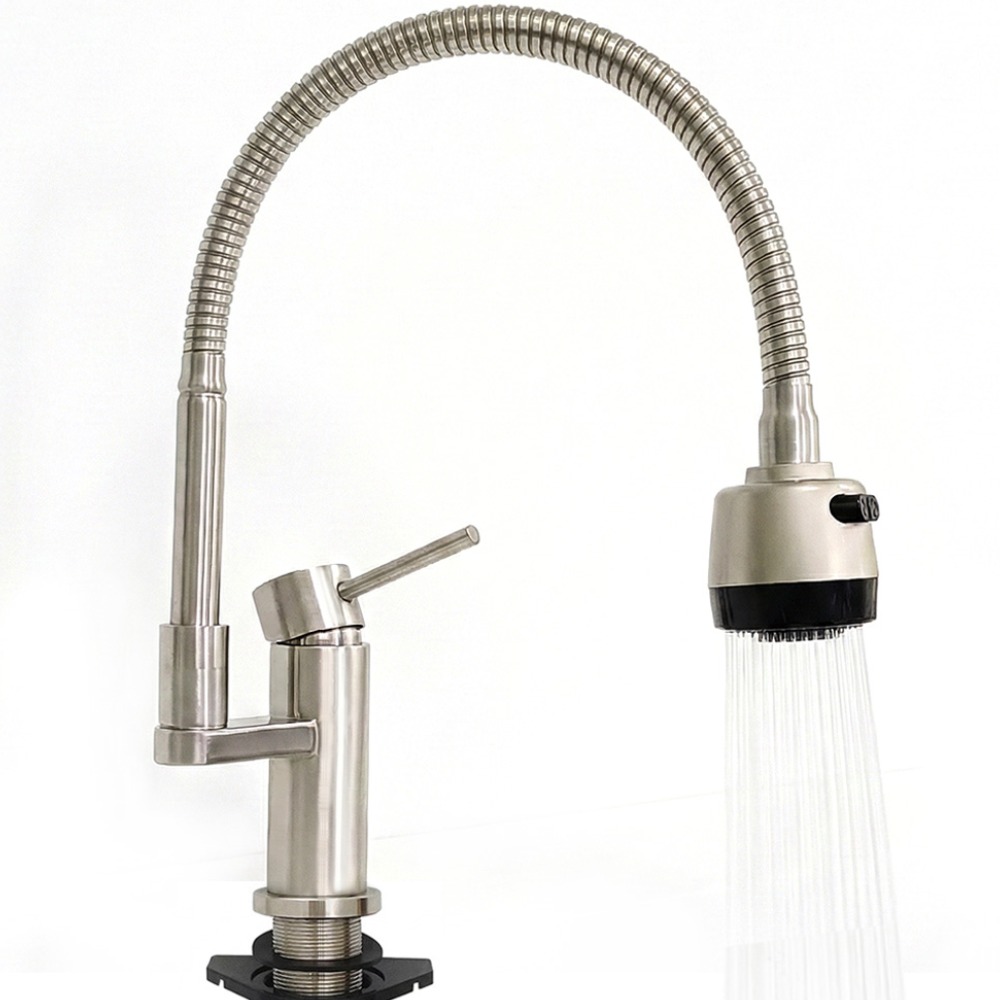 싱크대 주방 수전 수도꼭지 무광 코브라 원홀 COBRA-119, 1세트 27,000원