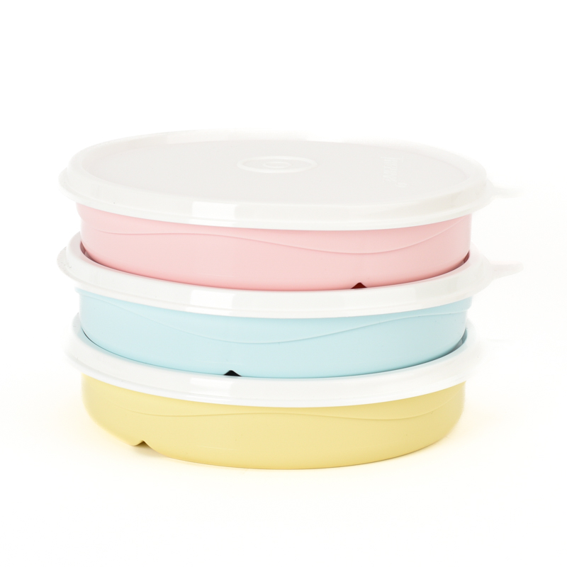 타파웨어 350ml 슬림핏 원형그릇 런치박스 휴대용 밀폐 도시락통 35,990원