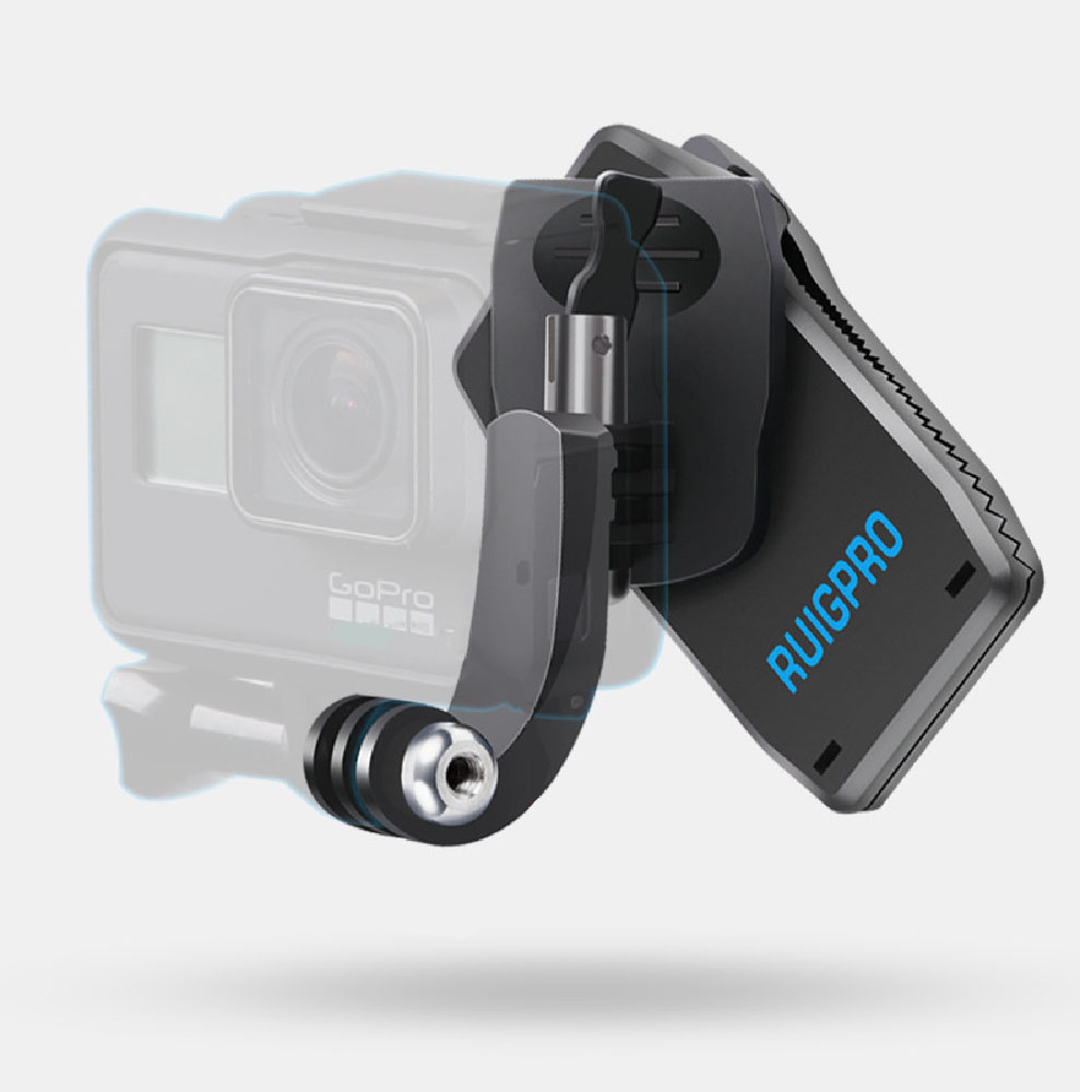 라이더굿즈 고프로 액션캠 백팩 책가방 모자 어깨 360도 회전 집게 클램프 악어 클립 거치대 마운트 13,900원