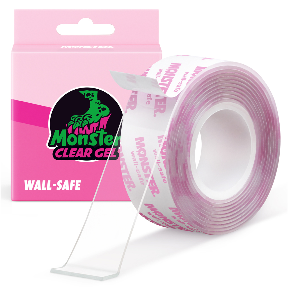 몬스터겔 벽지용 클리어겔 벽손상방지 자국없는 아크릴 투명 양면테이프 1.5m 7,900원