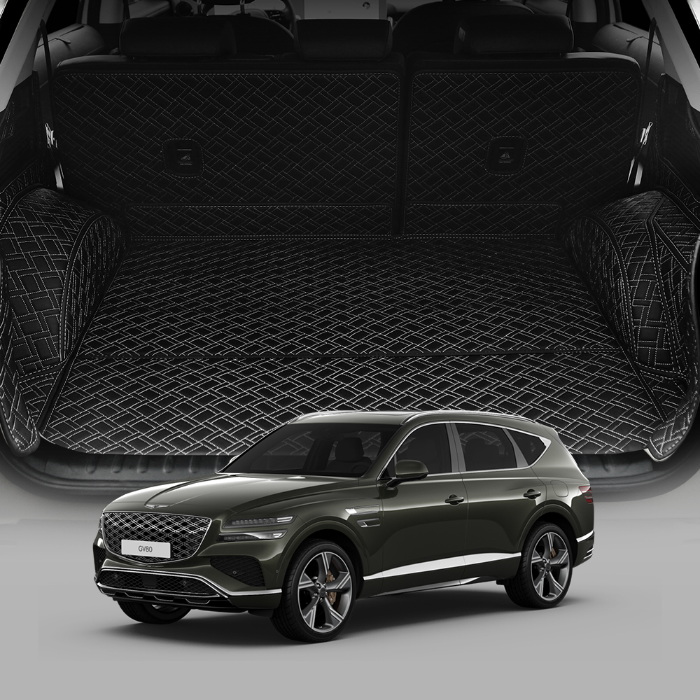 디테일링 우븐블럭 프리미엄 풀커버 트렁크매트 + 킥매트 + 가죽보호제 세트 136,500원