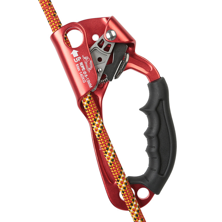 엠프린스 암벽등반 고소작업 산악 핸드 어센딩 로프 등강기 오른손용, 레드 34,800원