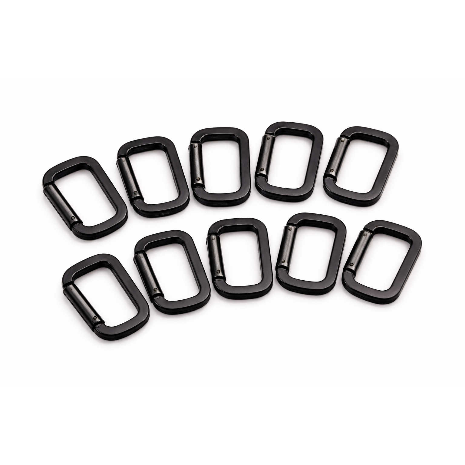 니즈몬 알루미늄 경량 합금 ㅁ형 카라비너 10P 8,000원