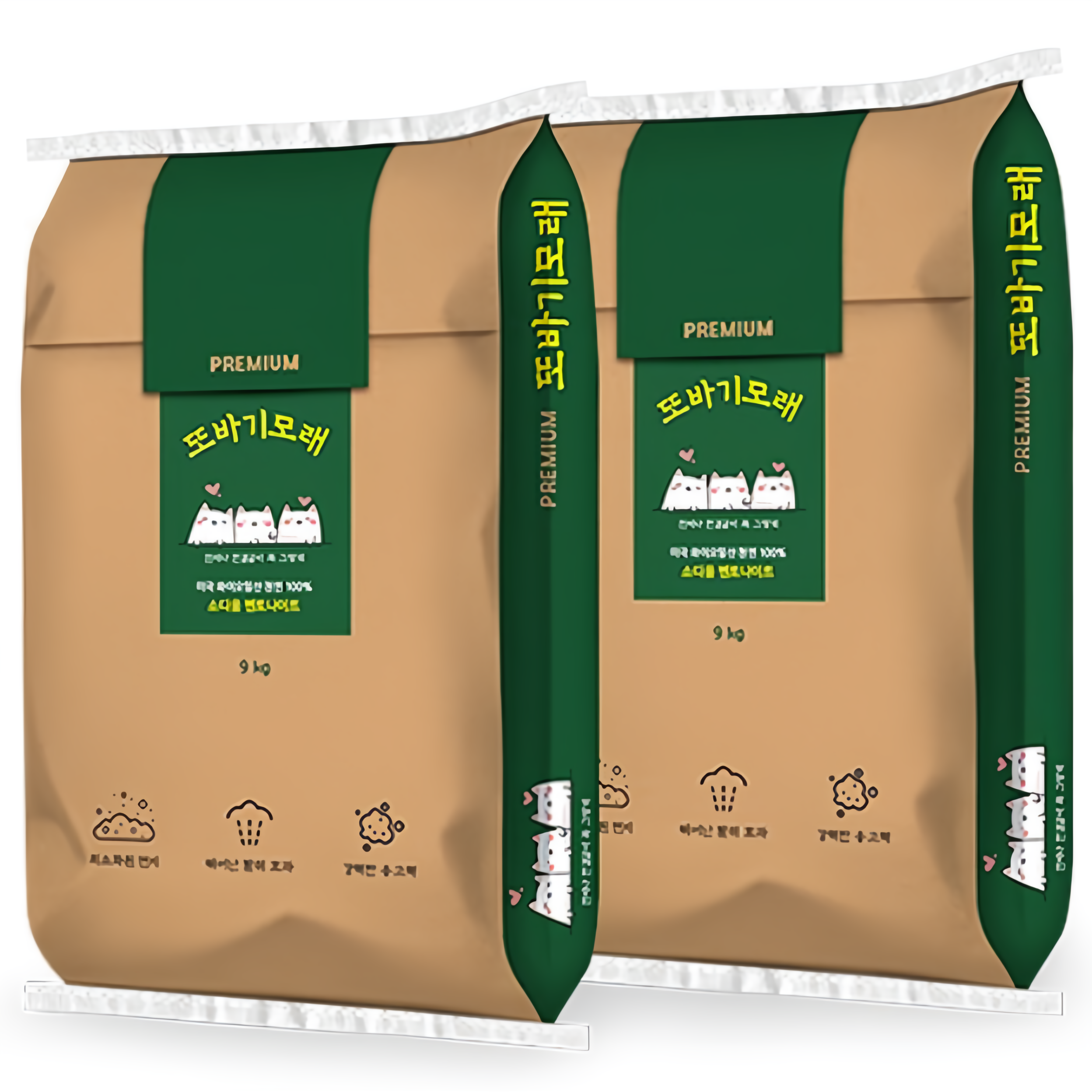 천연 벤토나이트 와이오밍산100% 또바기 고양이모래 프리미엄 국내생산 무향 18kg 대용량 34,800원