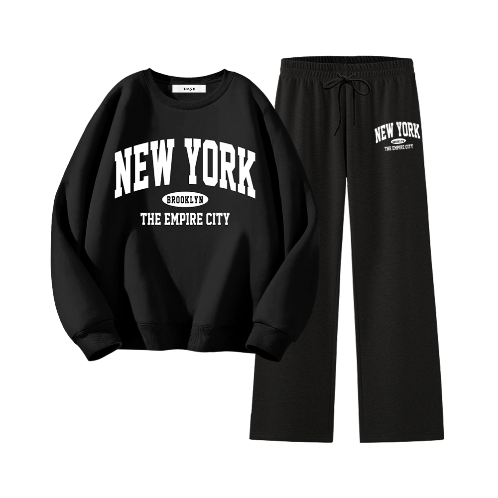 몰토벨리노 ST 뉴욕엠파이어시티 스탠다드 맨투맨 일자팬츠 세트 42,900원