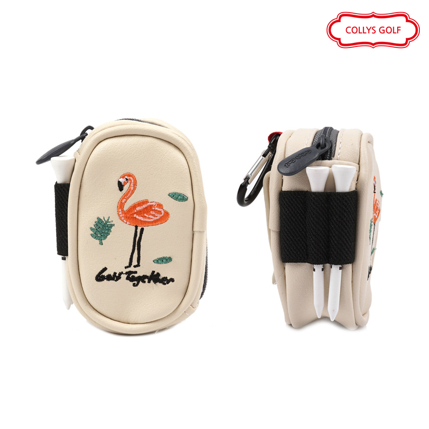 콜리스골프 주패밀리 클립 투볼주머니 아이보리/필드 19,800원