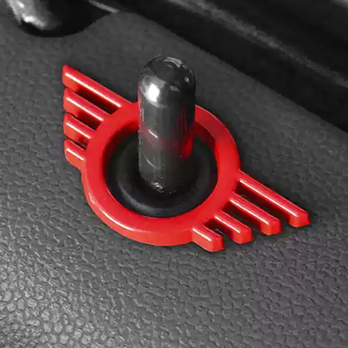 미니쿠퍼 도어핀 커버, 2개1세트 구성, 6가지 색상, 알루미늄 합금 재질, 3.레드 6,000원