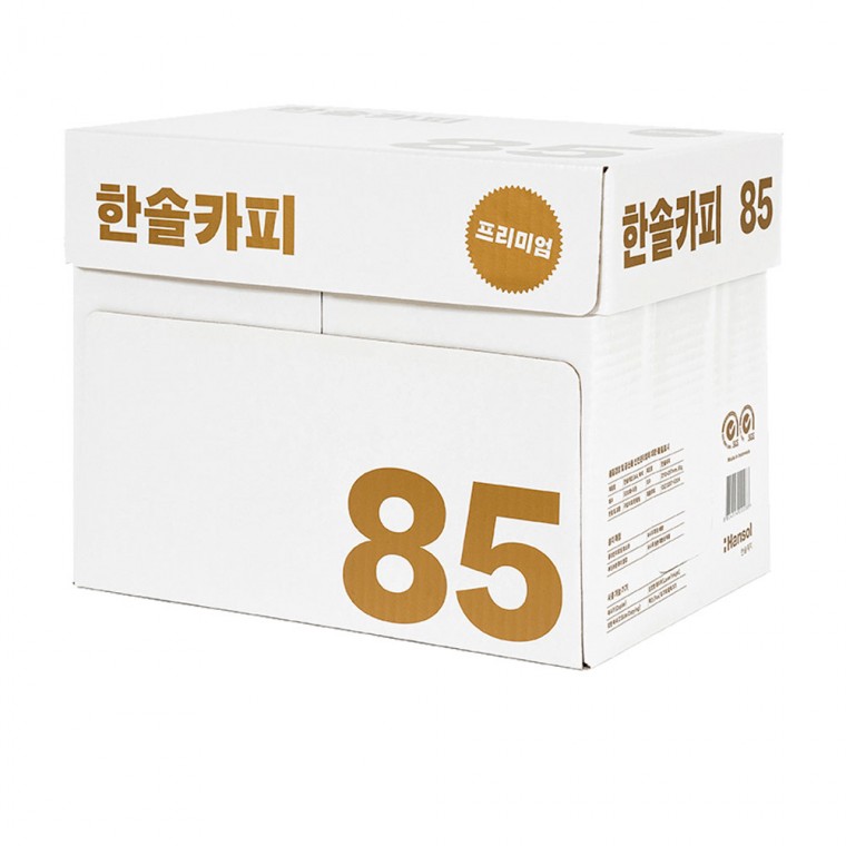A4 (85g) 한솔복사용지 2500매 1BOX, 상세페이지 참조 25,600원