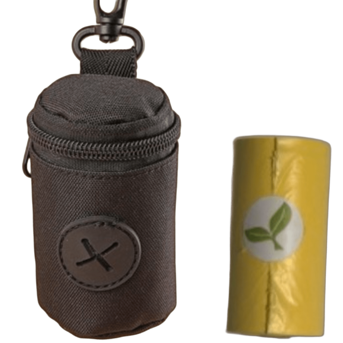 보리네마트 강아지 배변봉투 파우치 가방 케이스+1롤세트, 생분해 클립형 디스펜서 산책용 휴대용 풉백 똥츄 아웃도어 쓰레기봉투, 1개, 1개입, 블랙 5,900원