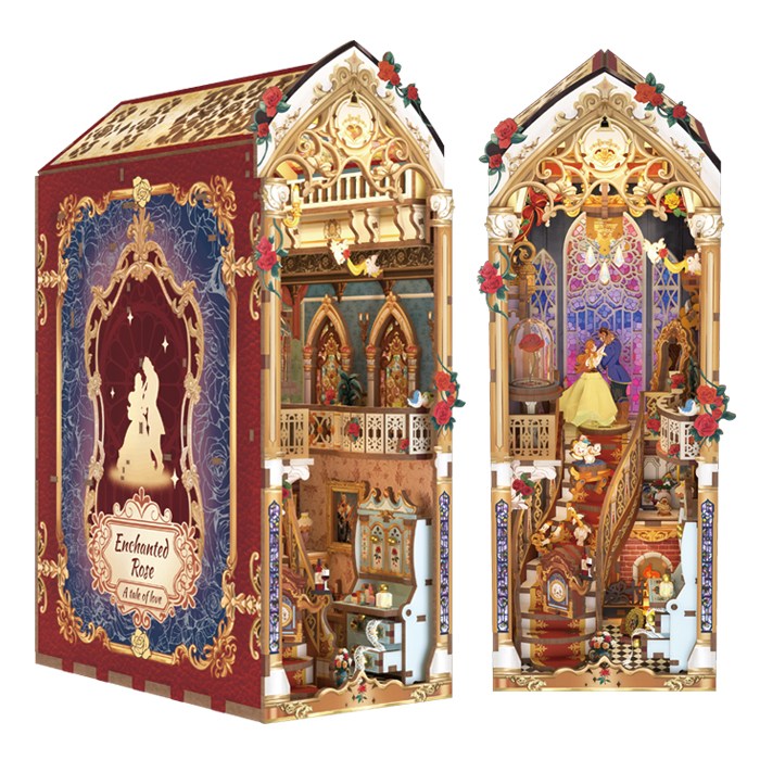 핸즈크라프트 DIY 미니어처 북엔드 북눅 마법의 장미, 1개, 레드 61,000원