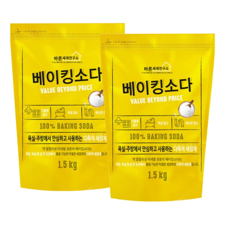 무궁화 바른세제연구소 베이킹소다 리필형 1.5kgx2개 6,790원