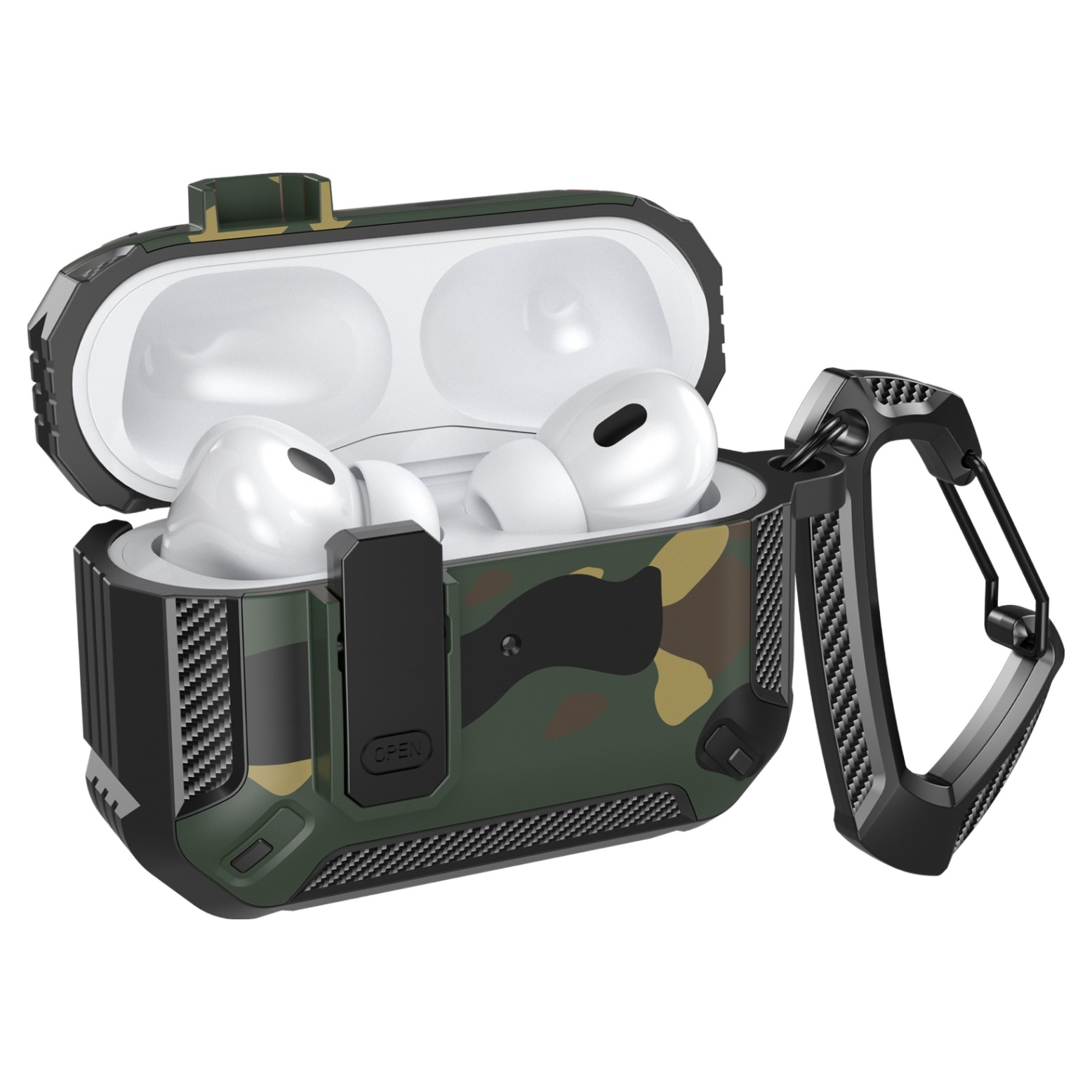 지에스비케이스 에어팟 슈퍼쉴드 락 케이스 에어팟 프로 1세대, 밀리터리그린, 1개, 단일상품 13,750원