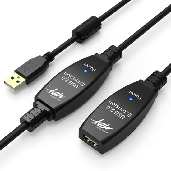 엠비에프 USB 2.0 연장 리피터 무전원 케이블 MBF-USBEX220, 1개, 20m 21,200원