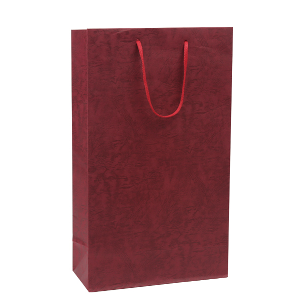 [친환경쇼핑백] 종이끈 2본입 레드 쇼핑백 50ea 고급 종이가방 와인 50,000원