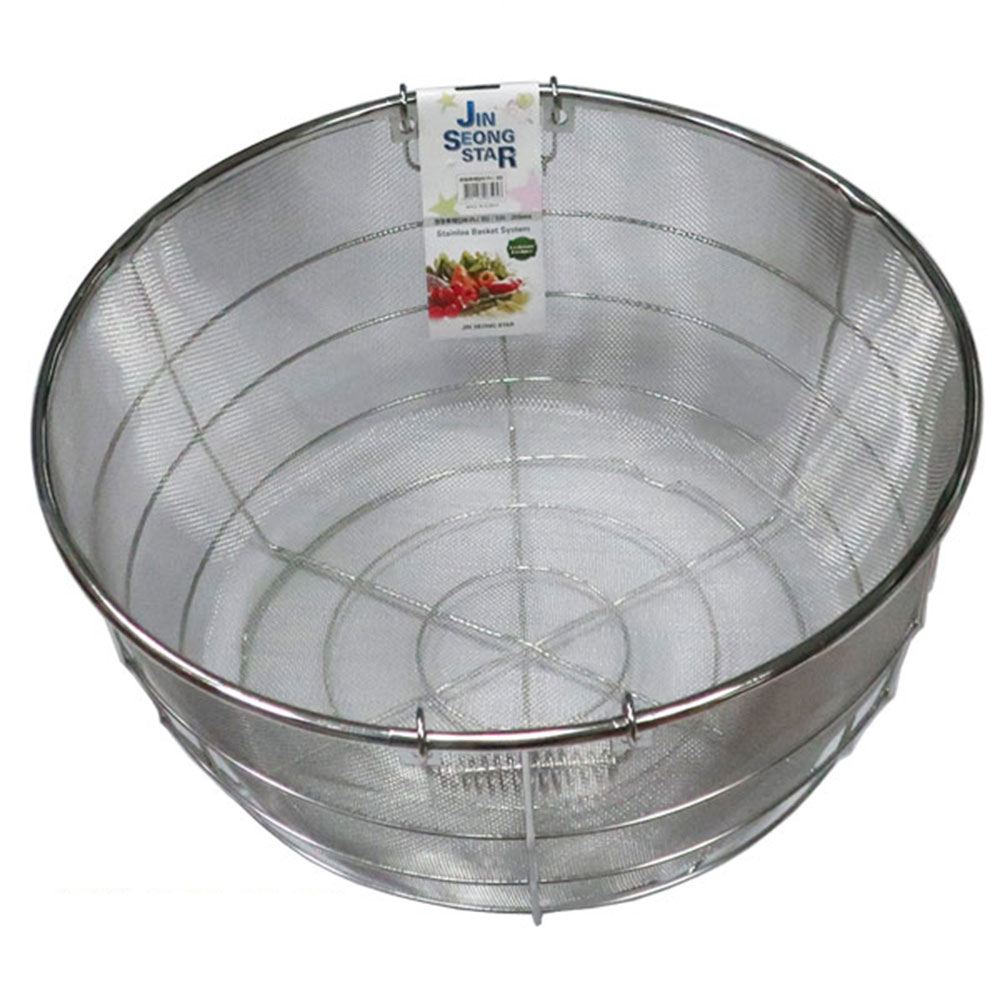 진성스타 대형 원형 채반 채망 스텐 야채 바구니 소쿠리 업소용 135,800원