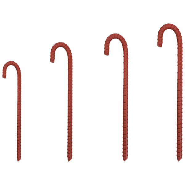 직선철 말뚝 쇠말뚝 (5개 묶음), 1개 17,000원