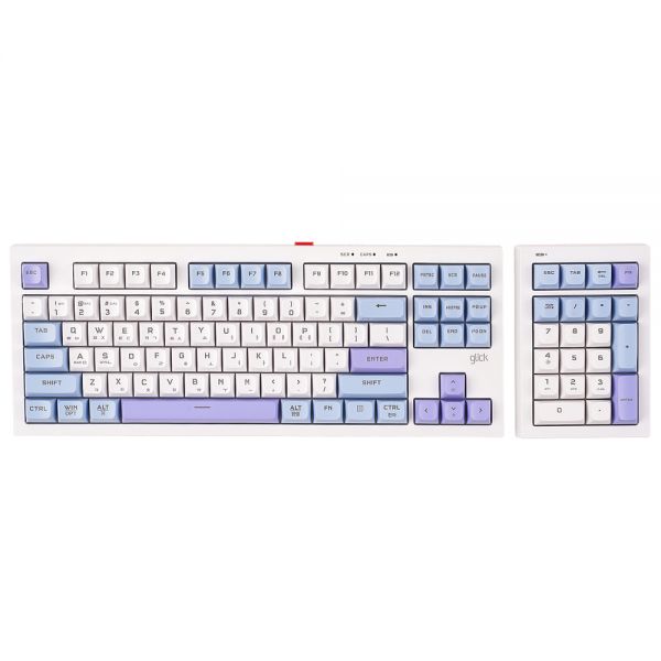 지클릭커 오피스프로 사일런스M 멀티포지션 WK87+NK21 넘버키패드 풀배열 방수 무선 키보드 SkyCity RC1 44,600원