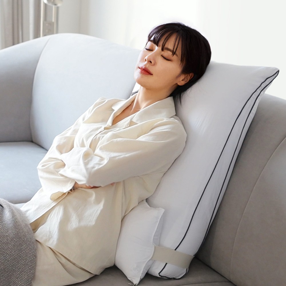 네모라인 국내생산 높이75cm 롱 삼각쿠션+보조쿠션세트(솜포함) 등쿠션 35,920원