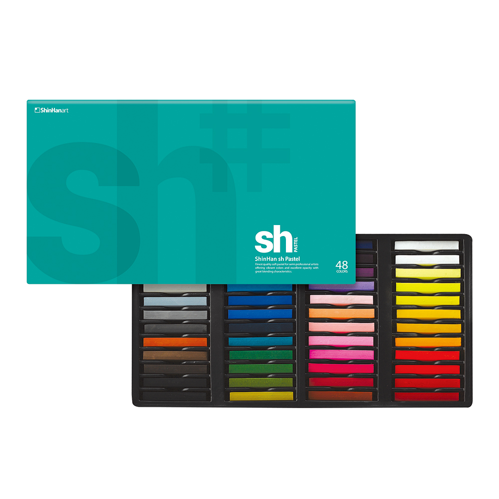 신한화구 sh 채색용 파스텔 세트, 48색, 1세트 13,800원