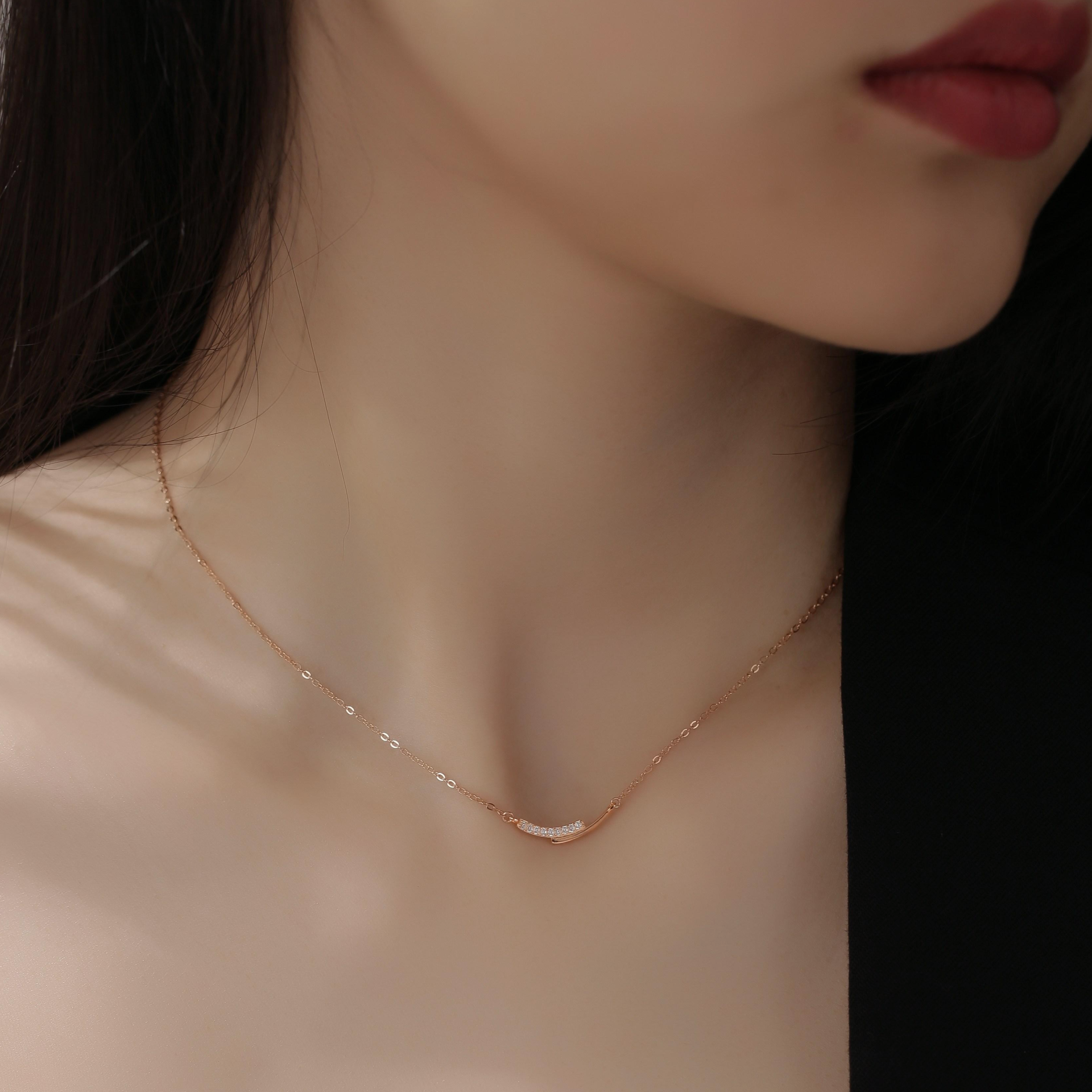 티모니 여성 14k GF 데일리 목걸이 스마일 체인 목걸이 여성패션 선물추천 56,800원