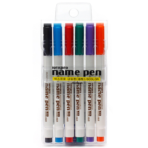도토로 6p 0.5mm 넥스프로 네임펜 세트, 단일상품 2,470원