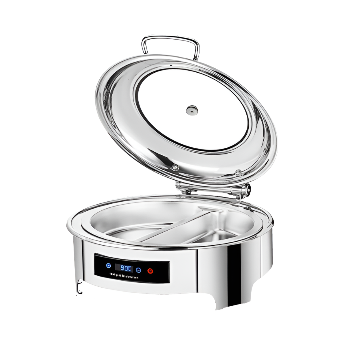 웜키퍼 안정적인 업소용 중탕기 전기 푸드 워머 뷔페 균일 보온 워머기 음식워머, 원형 6L 2단 188,000원