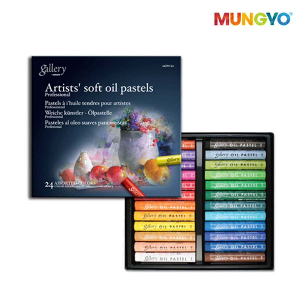 문교 소프트 오일 지함 파스텔 MOPV-24, 24색, 1개 8,370원