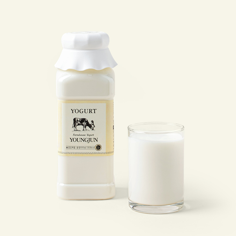 [로켓프레시] 영준목장 수제 요거트 플레인, 500ml, 1개 8,000원