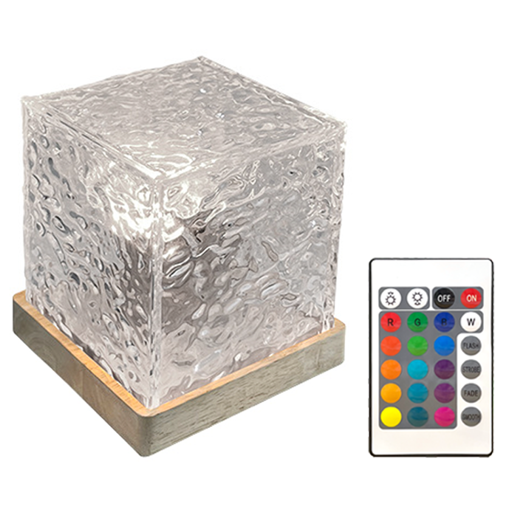 레나에너지 크리스탈 16색 LED 윤슬 큐브 오로라 무드등 12,900원