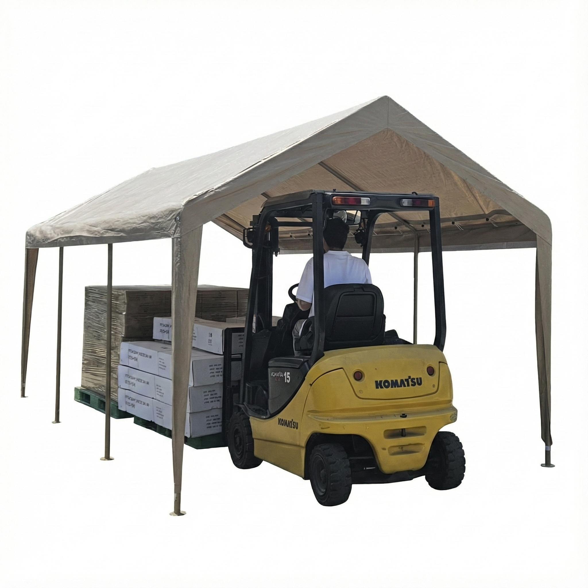 4가지사이즈 조립식 캐노피천막 쉘터천막 글램핑텐트 장박 차고지 창고 주차장 코스트코style 간이휴게실 바베큐장 530,000원