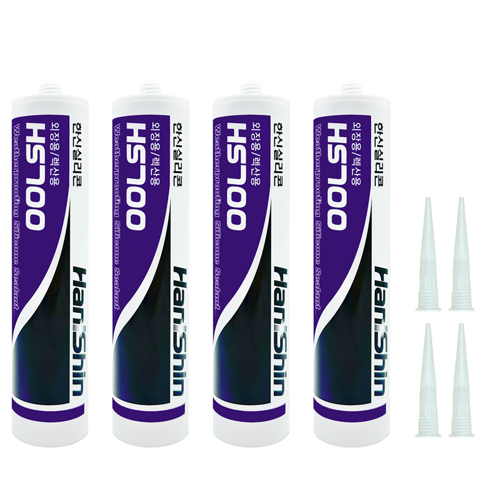 한신 외장용 실리콘 렉산용 판넬용 투명, 4개 19,800원