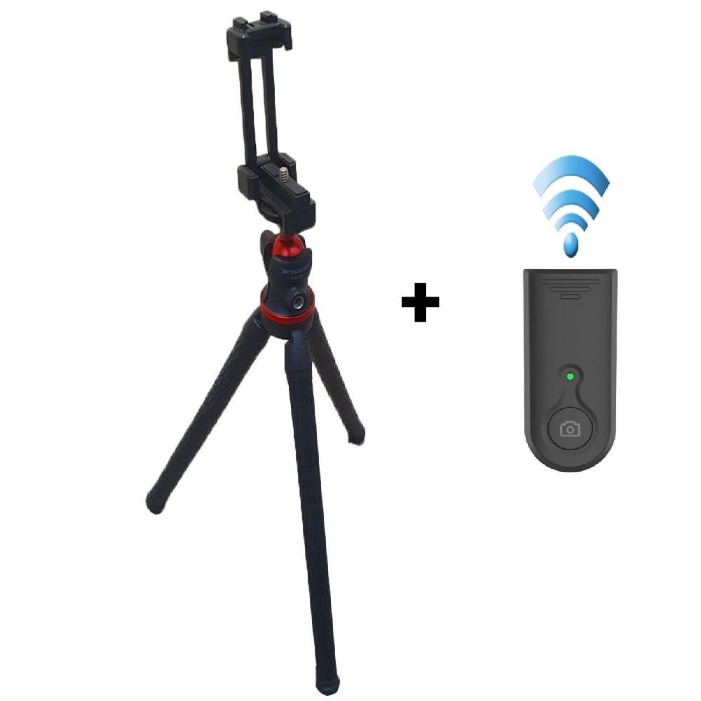 체리스팟 문어발 고릴라 관절 삼각대 CS-09 블루투스 리모컨 유무, 1개, 블랙, CS-09고릴라 삼각대+무선 리모컨 14,800원