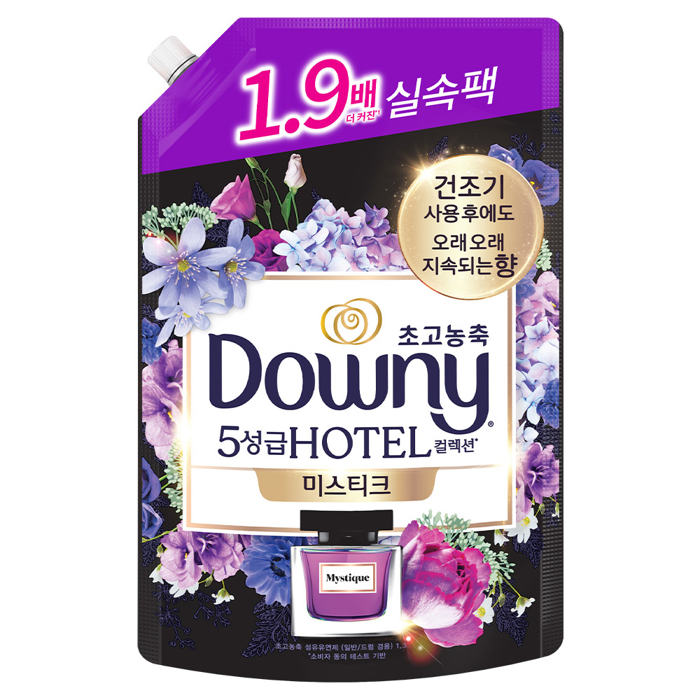 다우니 초고농축 호텔 컬렉션 섬유유연제 미스티크 리필 7,840원