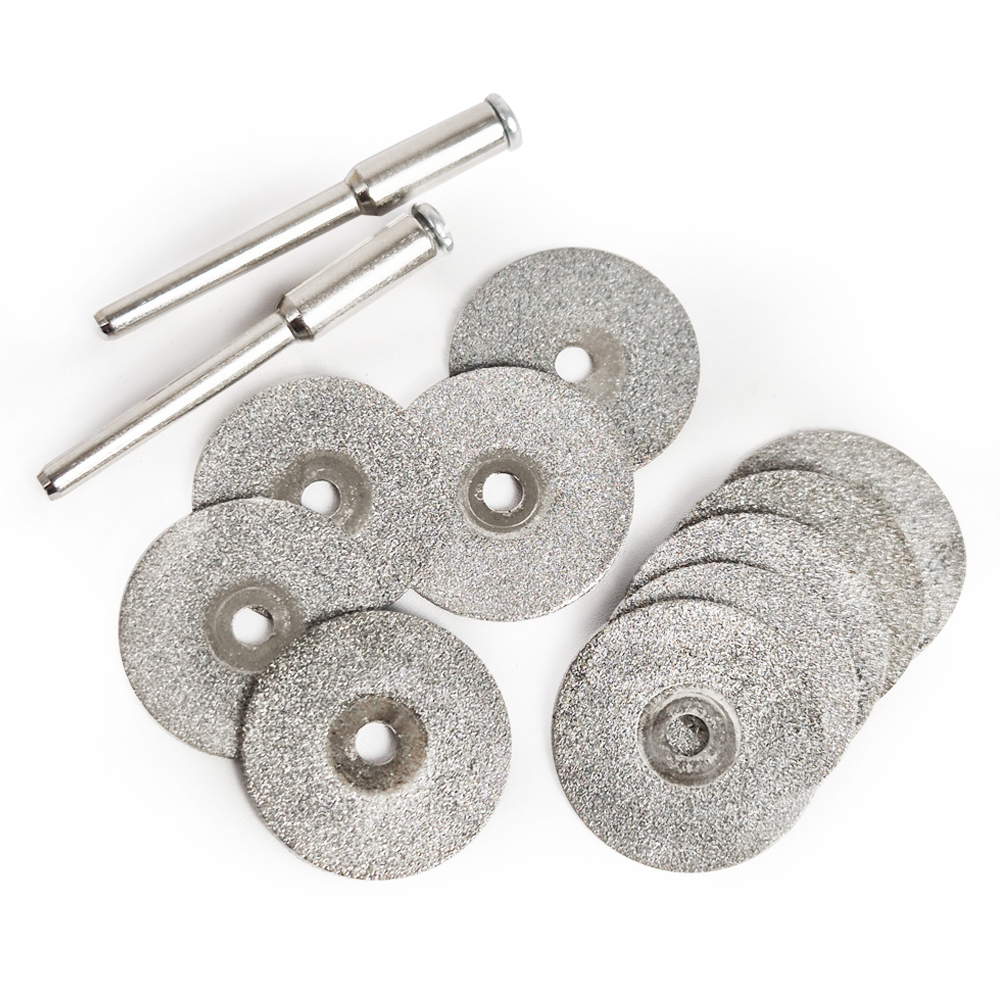 바벨롭 미니 원형 다이아 절단석 컷팅 휠 20mm 10p + 맨드렐 2p 세트 5,900원