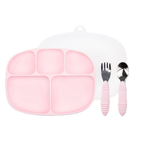 범킨스 흡착식판 5구 + 덮개 + 키즈스푼포크 세트 46,160원