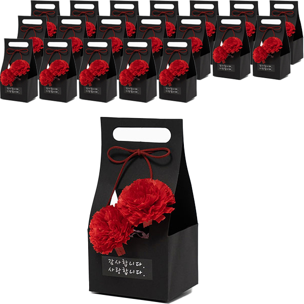 민화샵 종이 카네이션 바구니 만들기 FDOPP0444, 20세트, 블랙 34,000원
