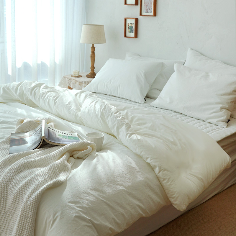 에이트룸 심플 고밀도 순면 워싱 호텔 차렵이불 89,000원