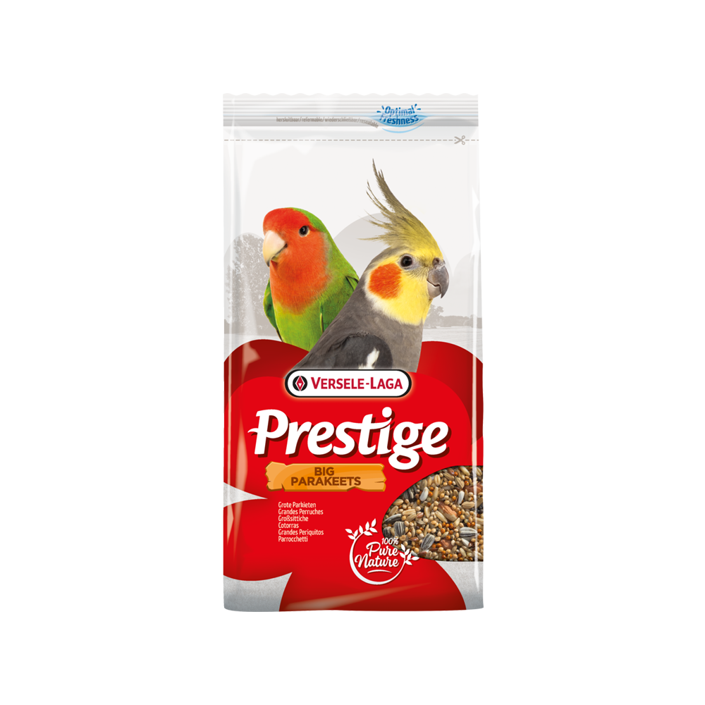 버셀라가 프리스티지 빅패러킷 왕관 코뉴어 퀘이커 모란 모이 먹이 사료 혼합 알곡, 1개, 1kg 9,000원