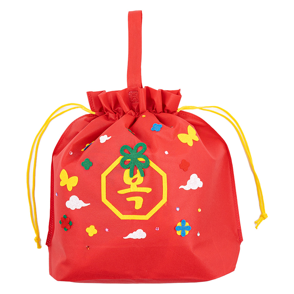 민화샵 전통 복주머니 빅 백백 만들기 세트 S240064, 10개, 빨강 43,800원