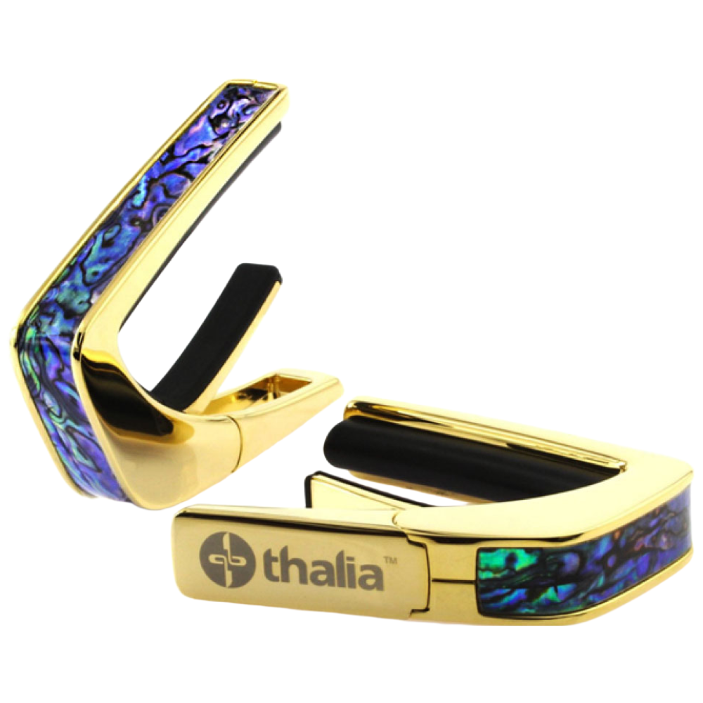 Thalia 탈리아 카포 24K 골드 Capo with Blue Abalone Inlay / 24k Gold CG200, 1개 98,000원